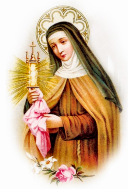 Lễ nhớ thánh Clara - bổn mạng dòng Thánh Clara 11/08.