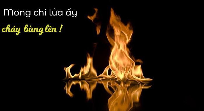 Mong chi lửa ấy cháy bùng lên