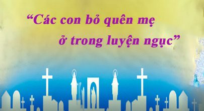 Truyện bà mẹ trong luyện ngục, linh hồn nơi luyện ngục, cầu nguyện cho các linh hồn