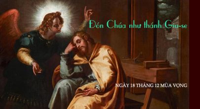 Đón Chúa như thánh Giuse