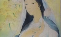 Bức tranh ‘Dưới chân Chúa’ của họa sĩ Tôn Thất Văn