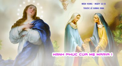 Hạnh phúc của Mẹ Maria !