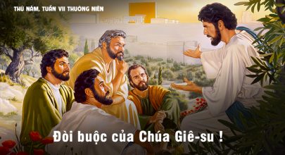 Đòi buộc của Chúa Giê-su !