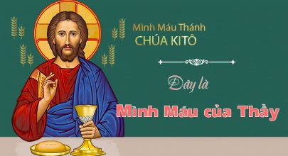 Đây là Mình Máu của Thầy !