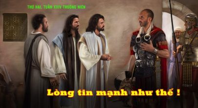 Lòng tin mạnh như thế !