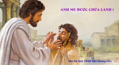 Anh mù được chữa lành !