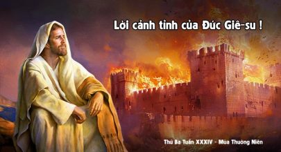 Lời cảnh tỉnh của Đức Giê-su !