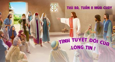 Tính tuyệt đối của lòng tin !