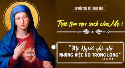 Trái tim vẹn sạch của Mẹ !