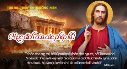 Mục đích của các phép lạ !