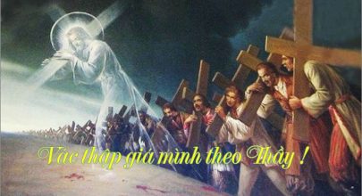 Vác thập giá mình theo Thầy !