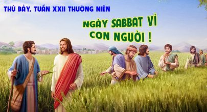 Ngày Sabbat vì con người !