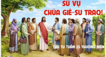Sứ vụ Chúa Giê-su trao