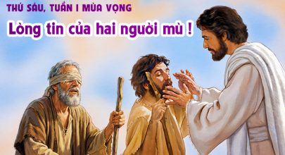 Lòng tin của hai người mù !