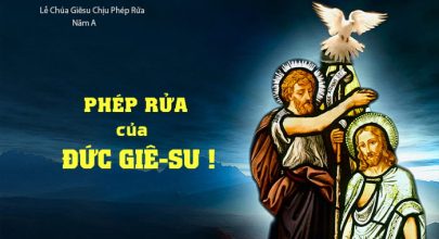Phép rửa của Đức Giê-su !