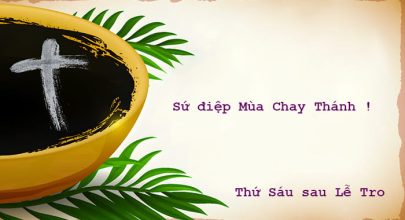 Sứ điệp Mùa Chay Thánh