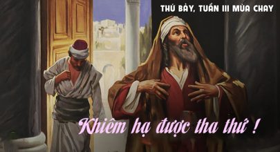 Khiêm hạ được tha thứ !