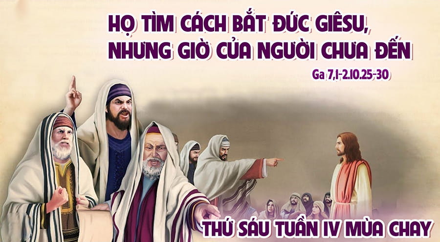 Vì giờ của Người chưa đến !