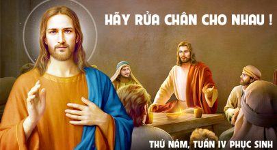 Hãy rửa chân cho nhau !