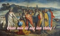 Chính môn đệ này làm chứng !