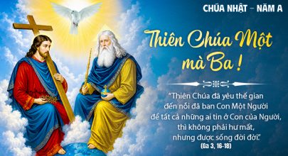 Thiên Chúa Một mà Ba !