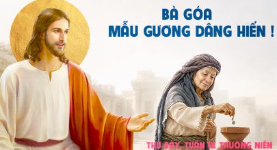 Bà góa - Mẫu gương dâng hiến !
