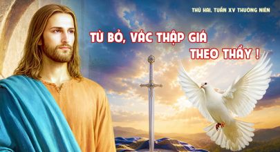 Từ bỏ, vác thập giá theo Thầy