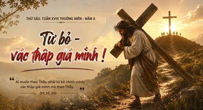 Từ bỏ - vác thập giá mình !