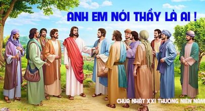 Anh em nói Thầy là ai !