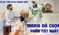 Maria đã chọn phần tốt nhất !