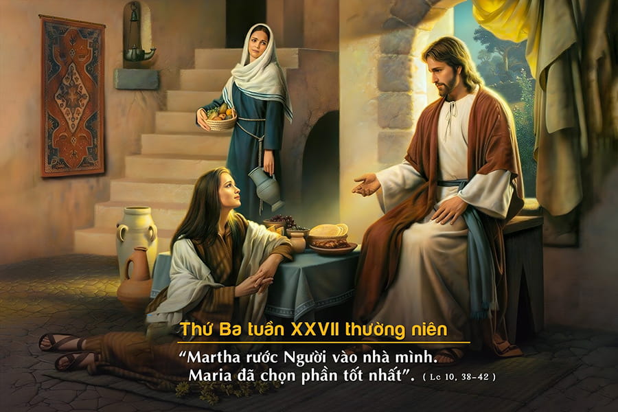 Maria đã chọn phần tốt nhất !
